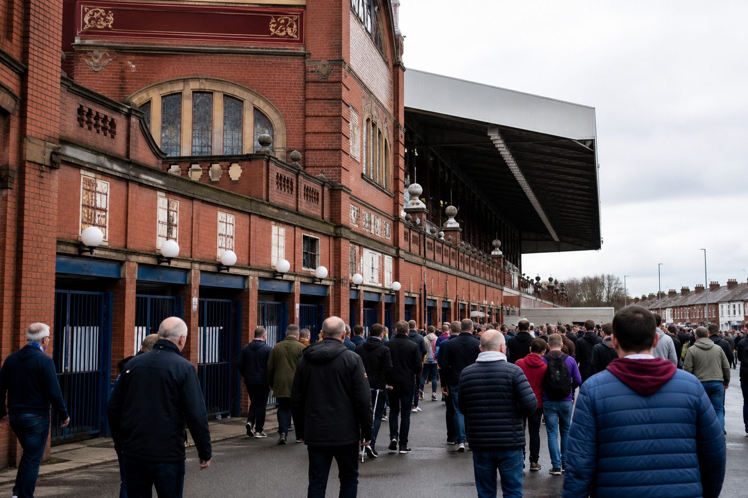 Fotbollsresa Aston Villa – Villa Park och Birmingham på matchdagen – miljöbild