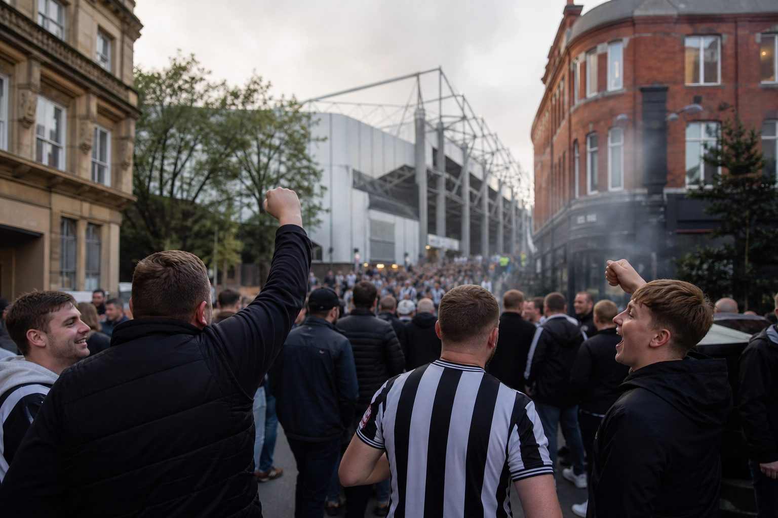 Fotbollsresa Newcastle United – St James’ Park och Geordie-kultur – miljöbild